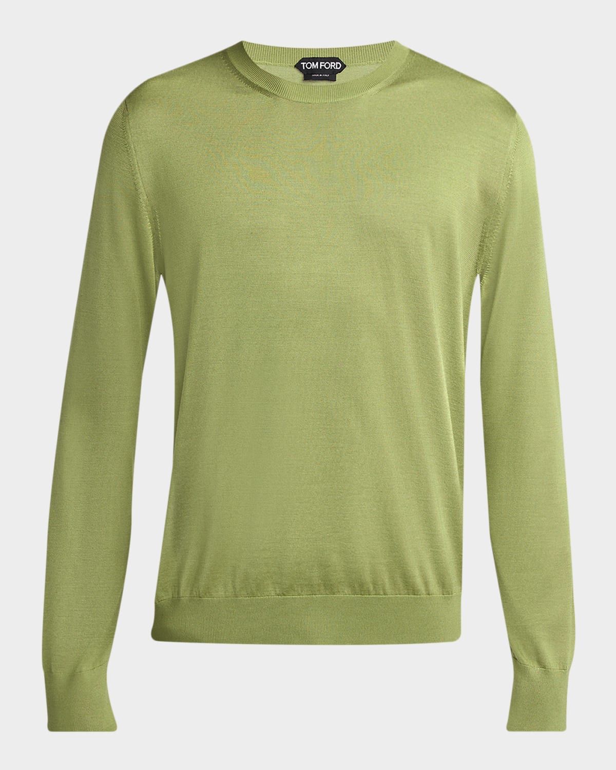 Men & apos;s Silk Knit Crewneck Sweater