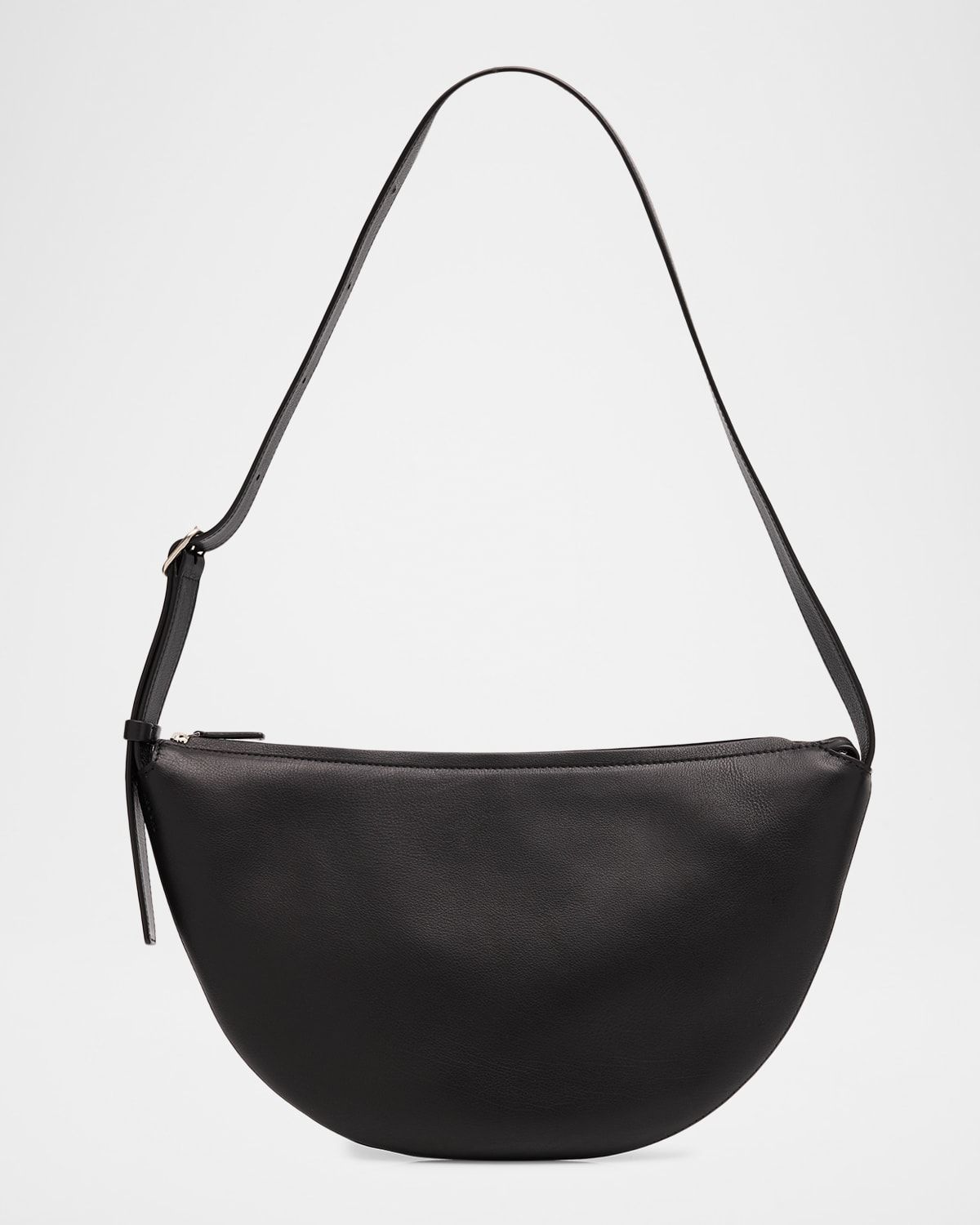 Jouvette Crescent Shoulder Bag in Leather