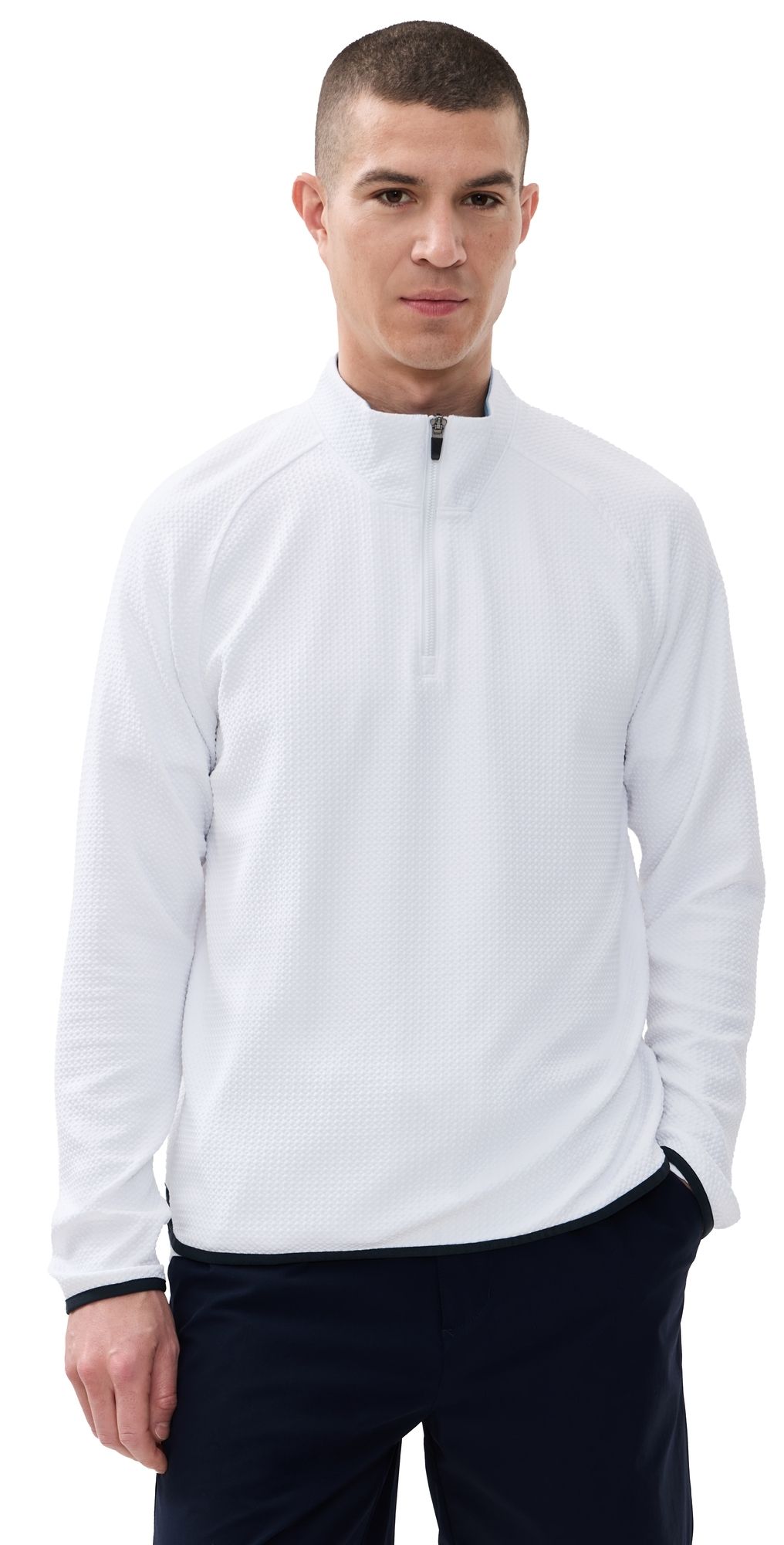 Rhone Founder's Golf 1/4 Zip Bright White S