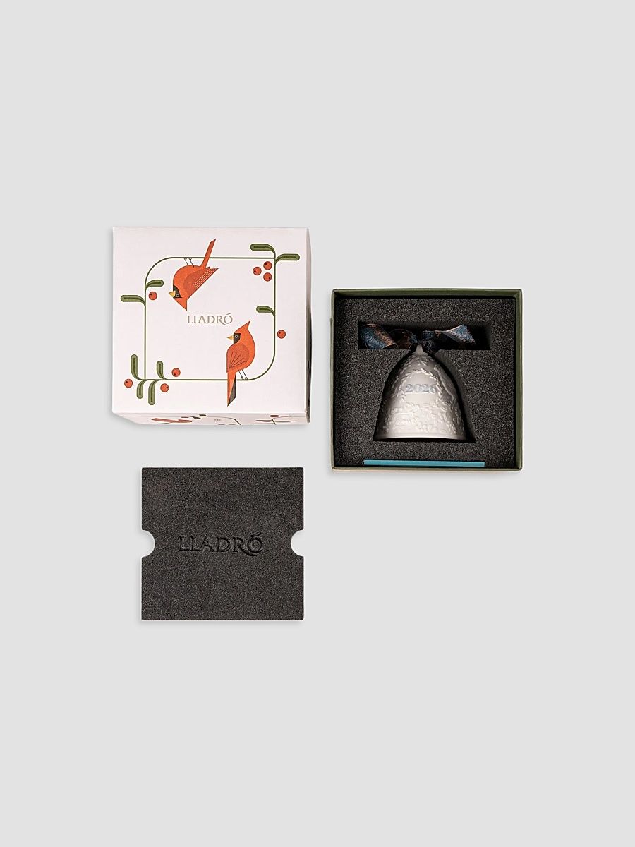 2026 Christmas Bell - White And Blue
