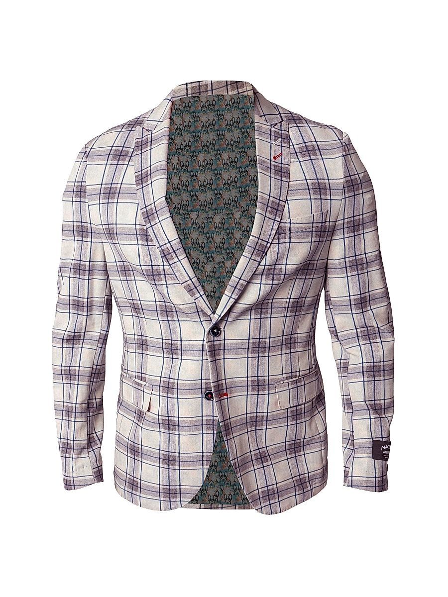 Men's Unconstructed Descartes Blazer - Blue - Size Large