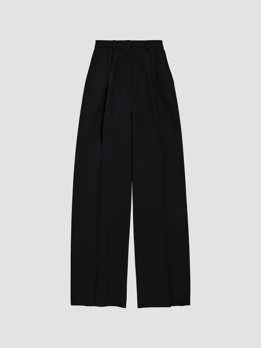 Balenciaga Women's Wide Pants - Black - Size 0