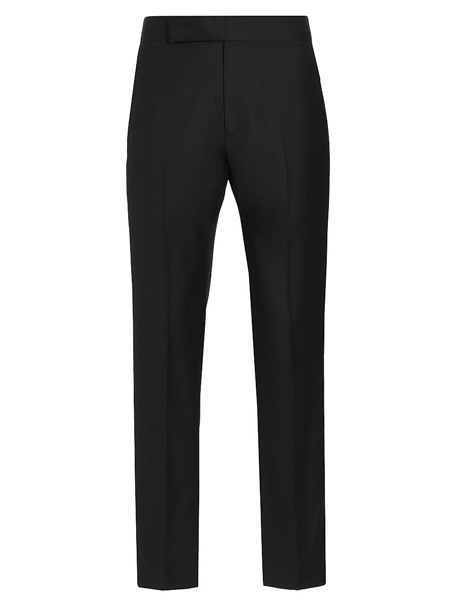 Men's Wool Tuxedo Pants - Black - Size 40