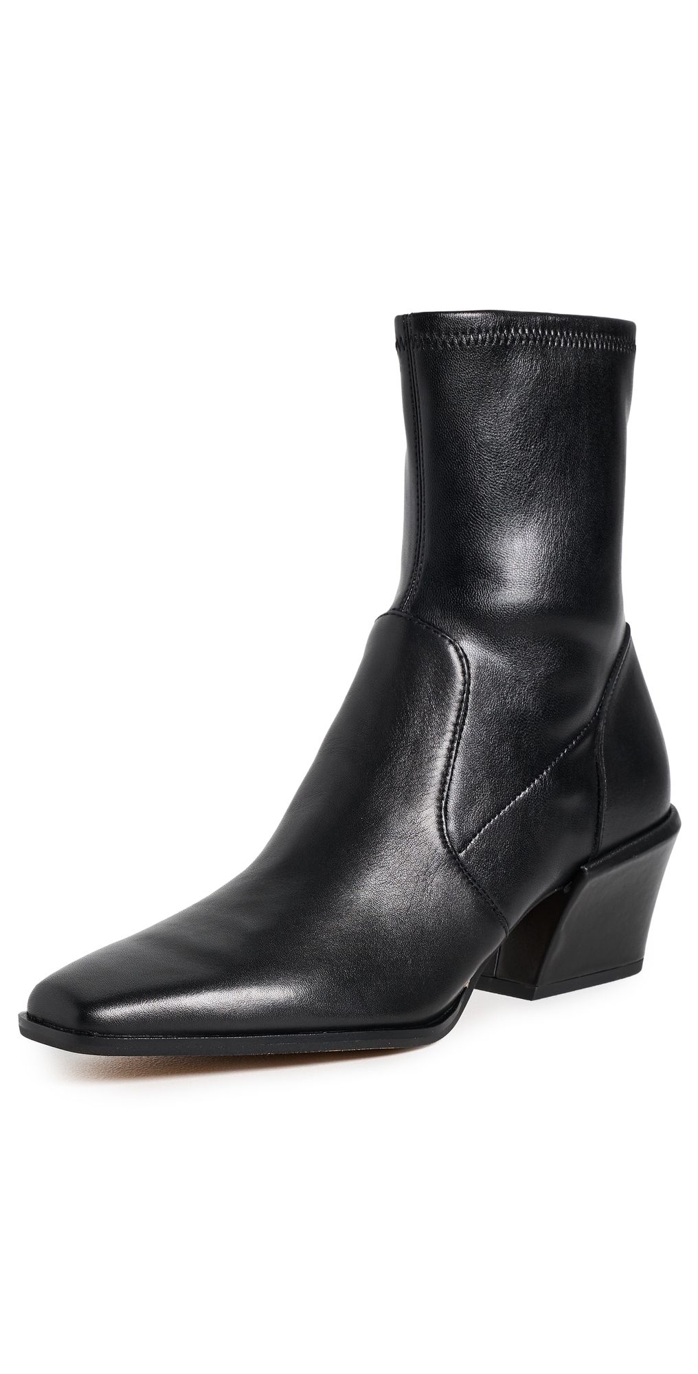 Dolce Vita Ledy Leather Booties Black Leather 9.5