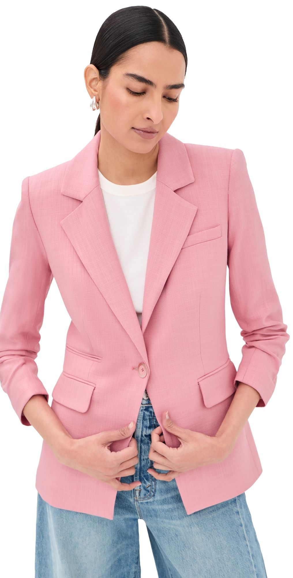 Veronica Beard Battista Dickey Jacket Petal 0