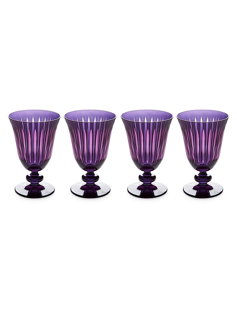 Prism 4-Piece Wine Glass Set - Purple Lavender