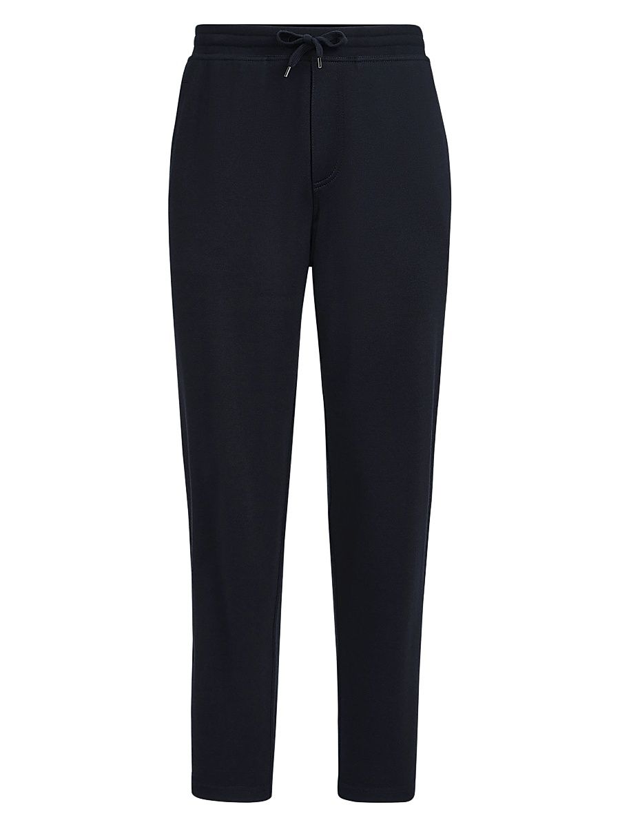 Men's Cashmere and Silk French Terry Trousers - Blue - Size XXXXL