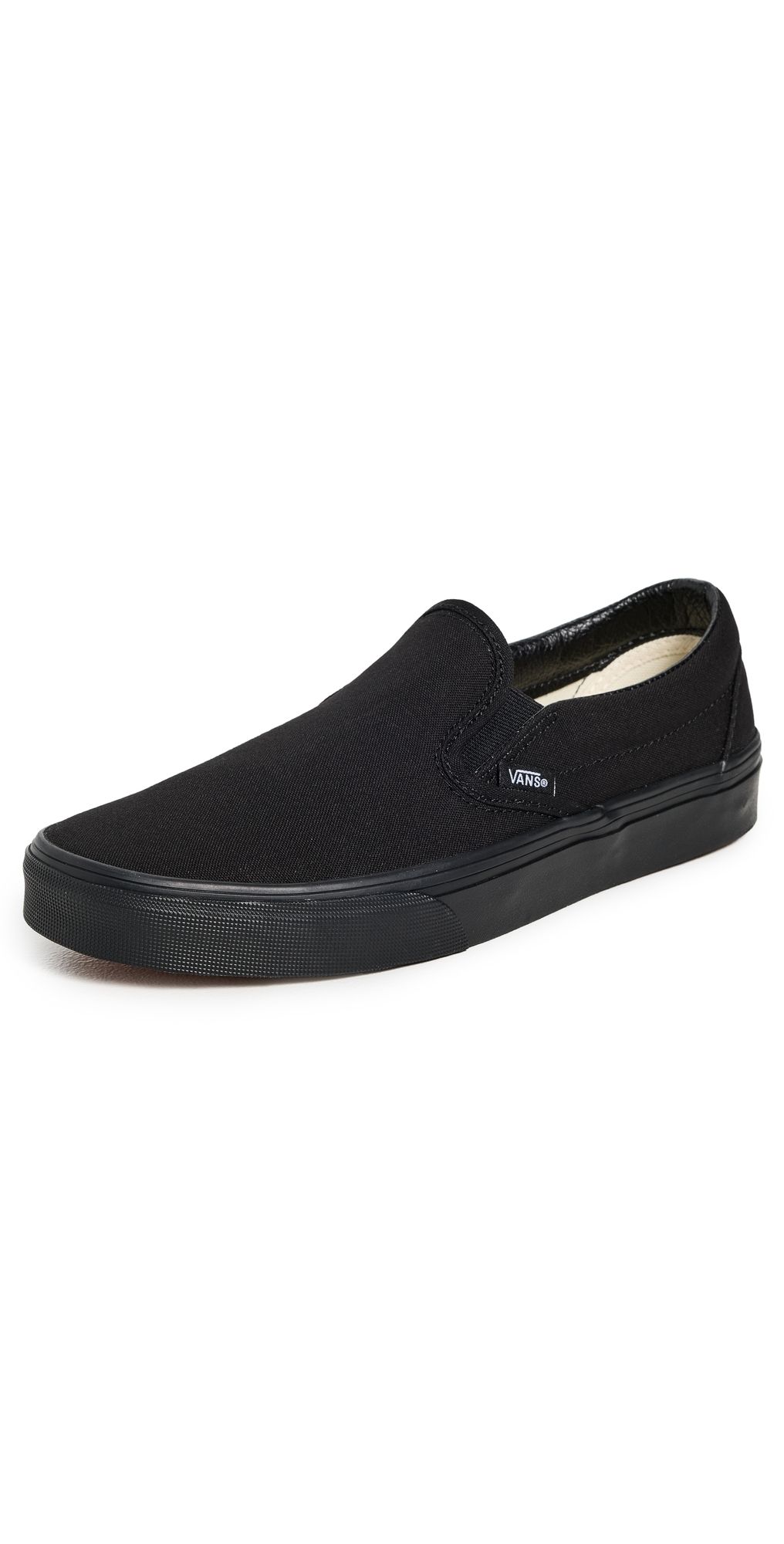Vans Classic Slip On Unisex Sneakers Black/Black M 10.5/ W 12