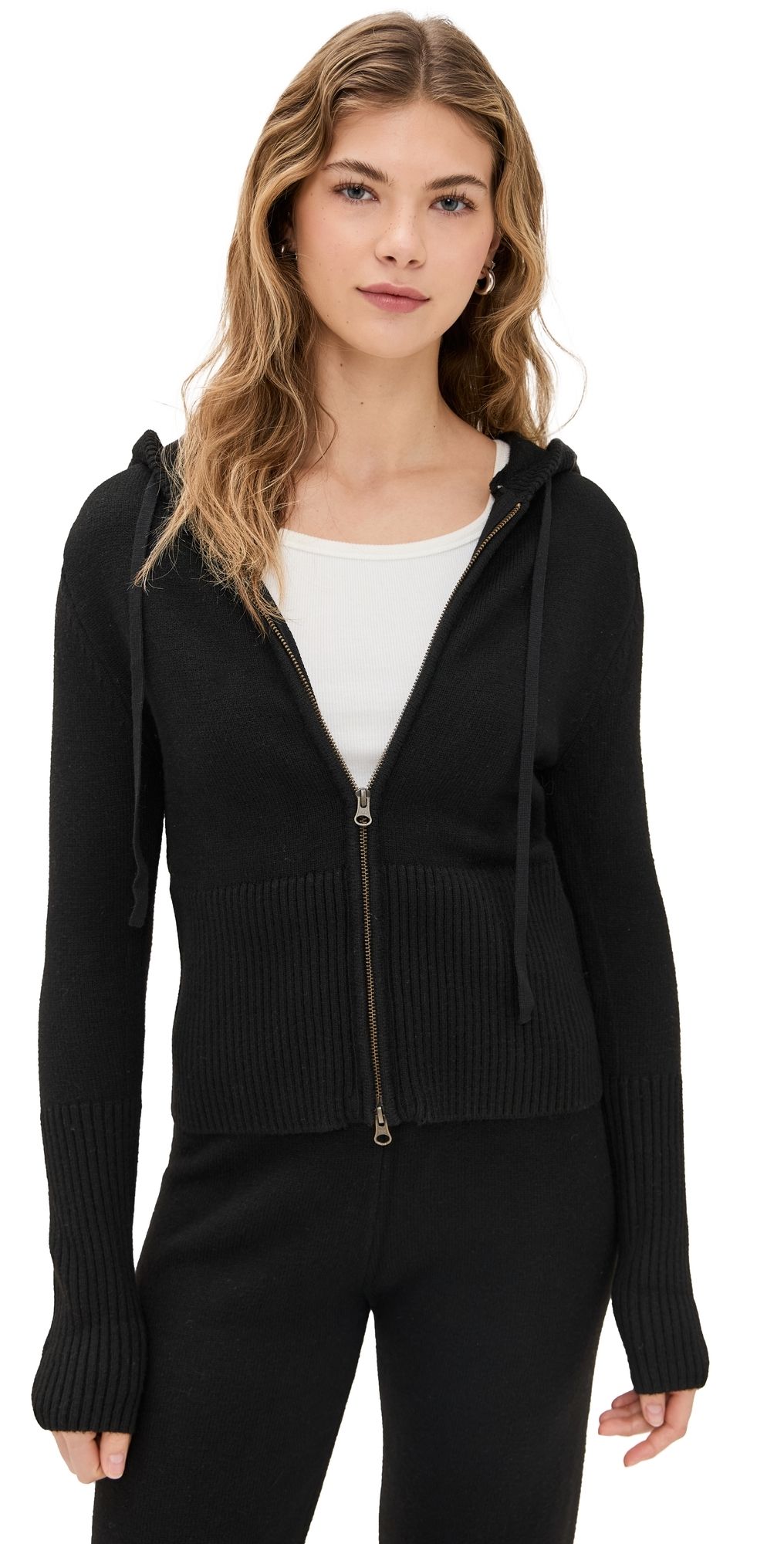HONEYDEW Spice It Up Knit Hoodie Black L