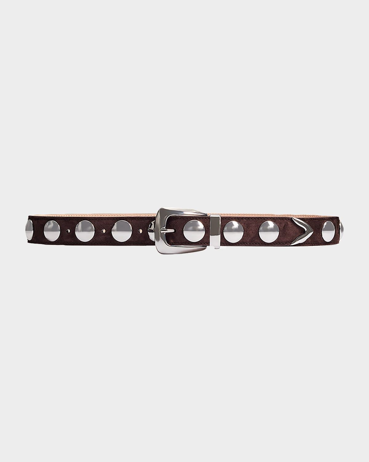 Benny Studded Suede Belt