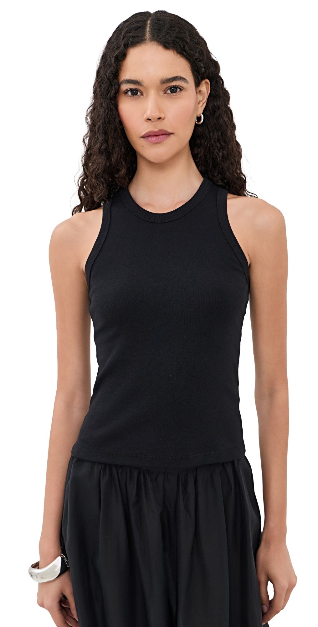 Leset Nando High Neck Tank Black L