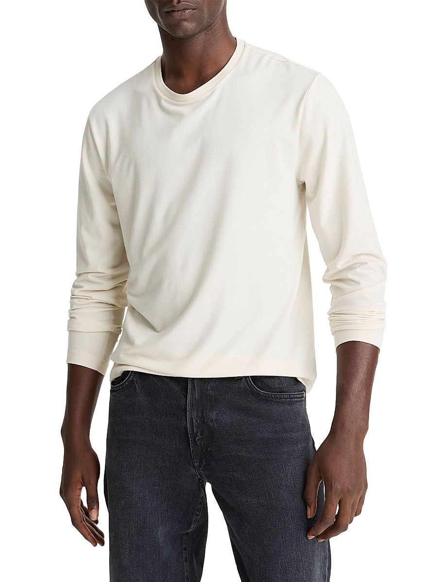 Men's Triblend Jersey Crewneck T-Shirt - Bone - Size XXL