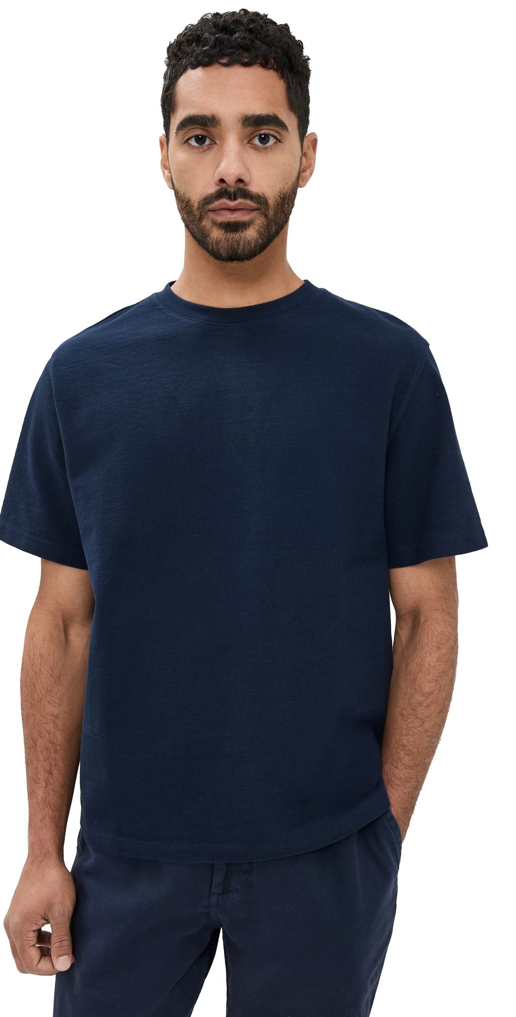 Wax London Dean Tee Navy M