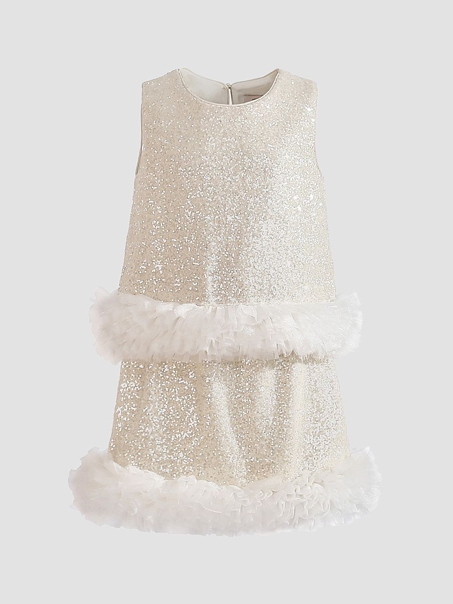 Little Girl's & Girl's Celeste Skirt Set - Ivory - Size 9