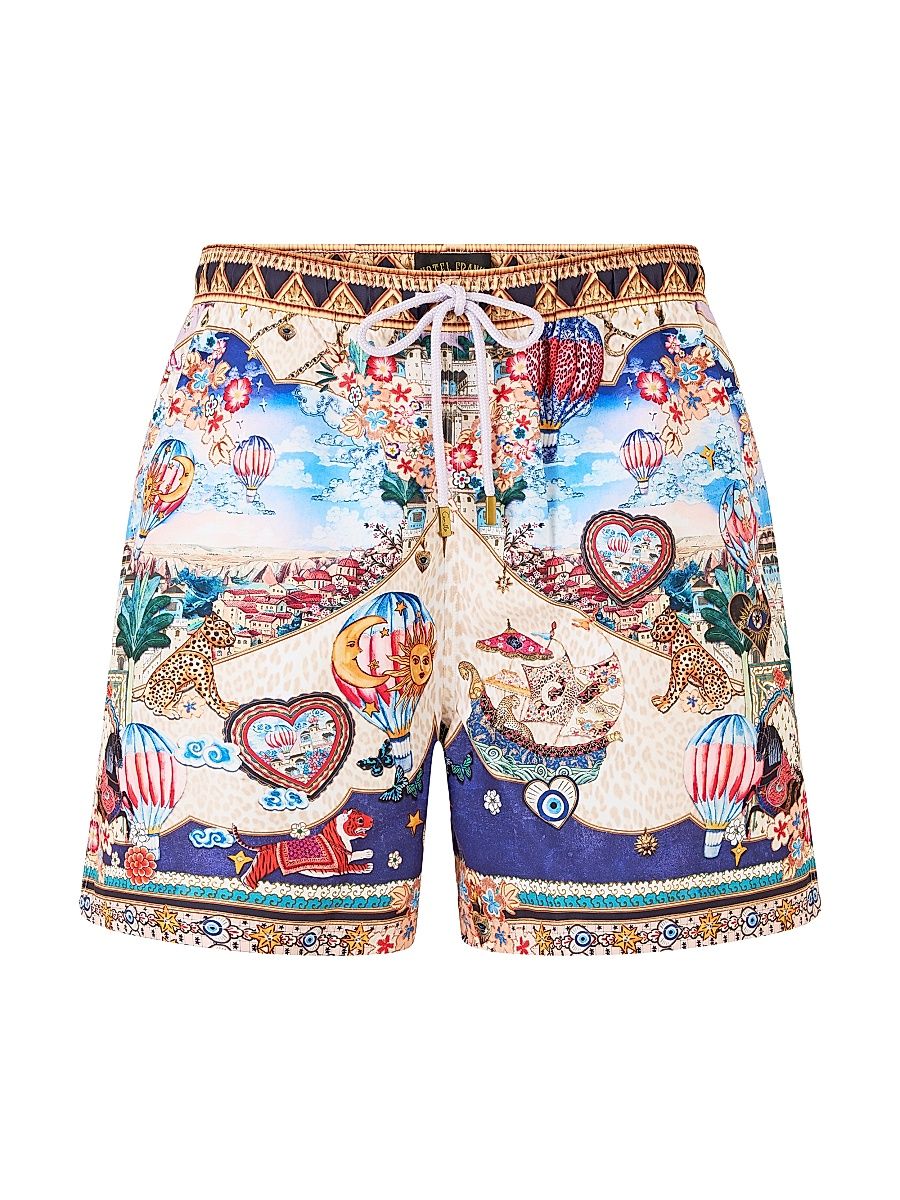 Men's Mid-Length Swim Trunks - Kapadokya Kitsch - Size XL