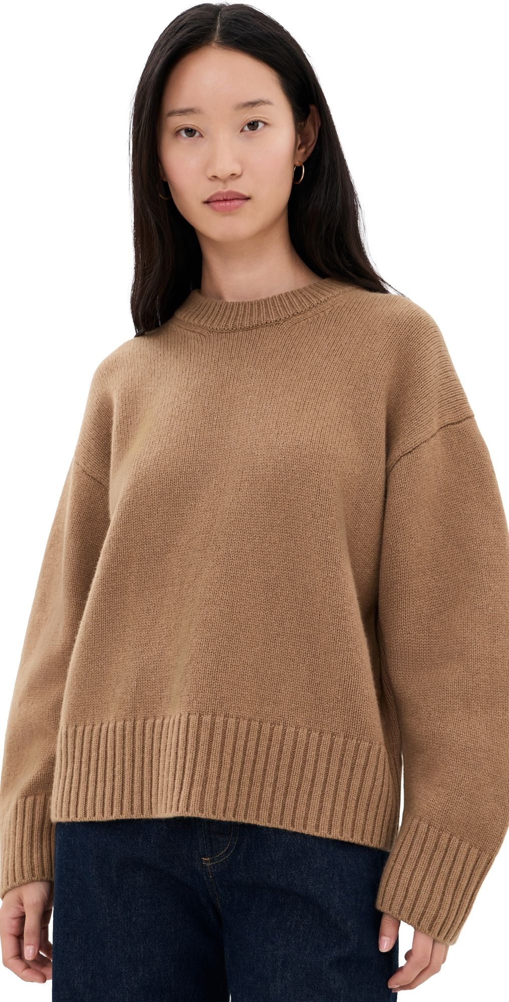 Citizens of Humanity Freshman Crewneck Sweater Camel S