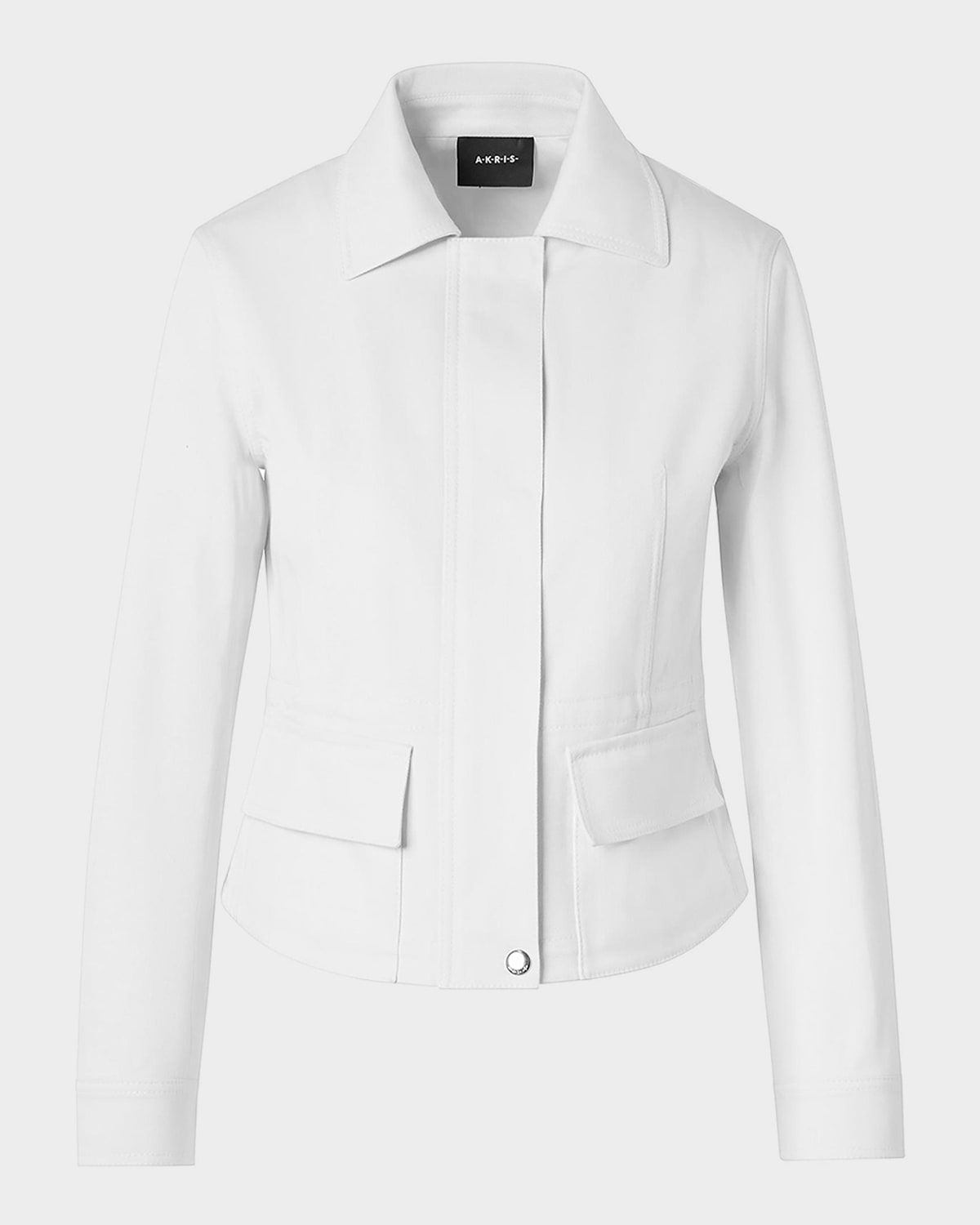 Hugh Stretch Denim Zip Jacket