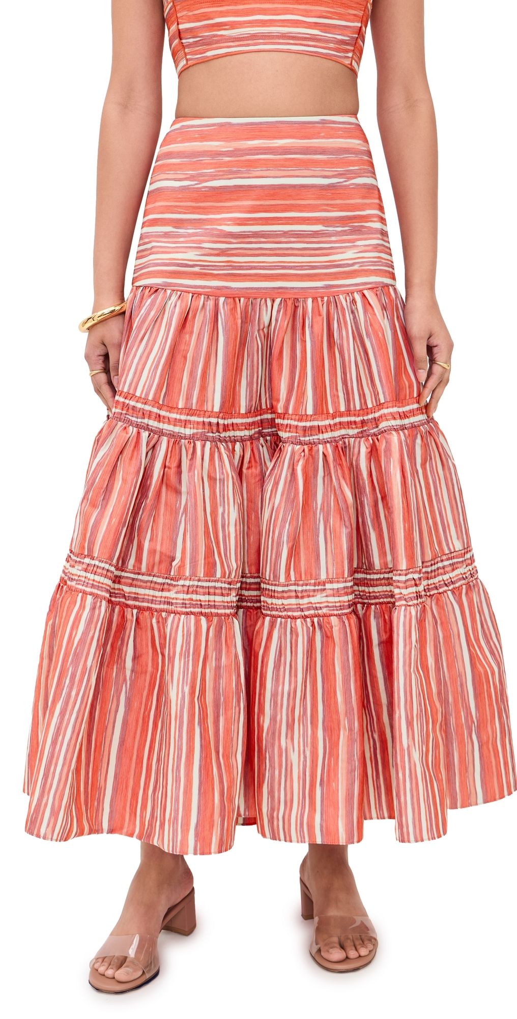 ALEXIS Elaina Skirt Crimson Bark M