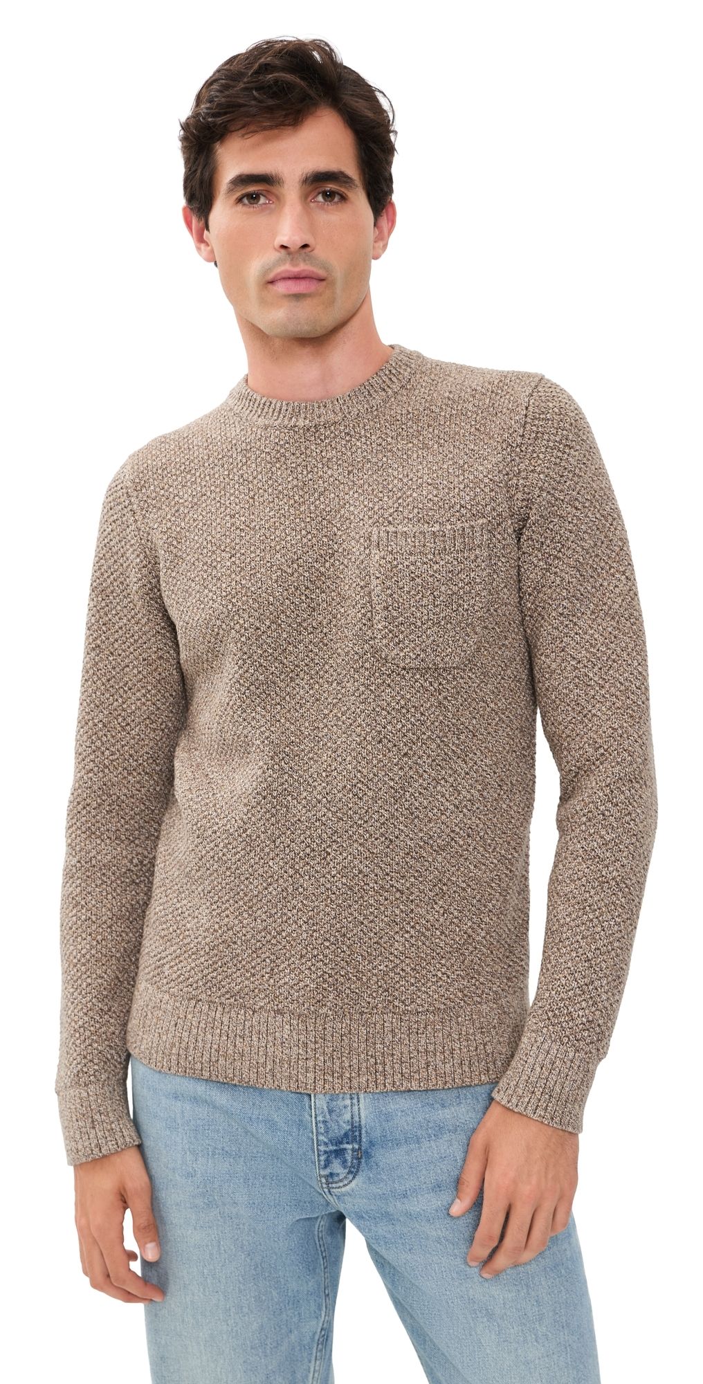Taylor Stitch The Crawford Crew Sweater Coffee 44