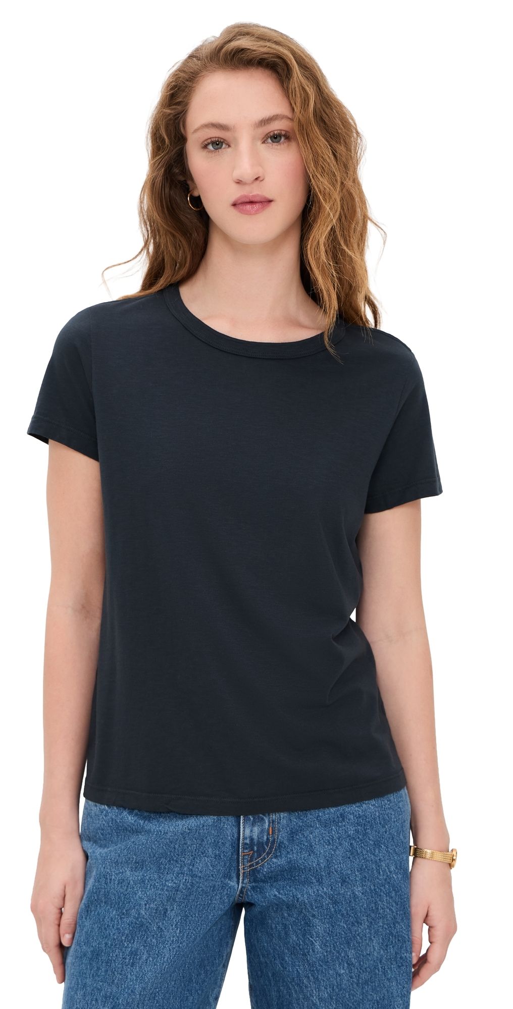 Marine Layer Tried & True Crew Tee Black S