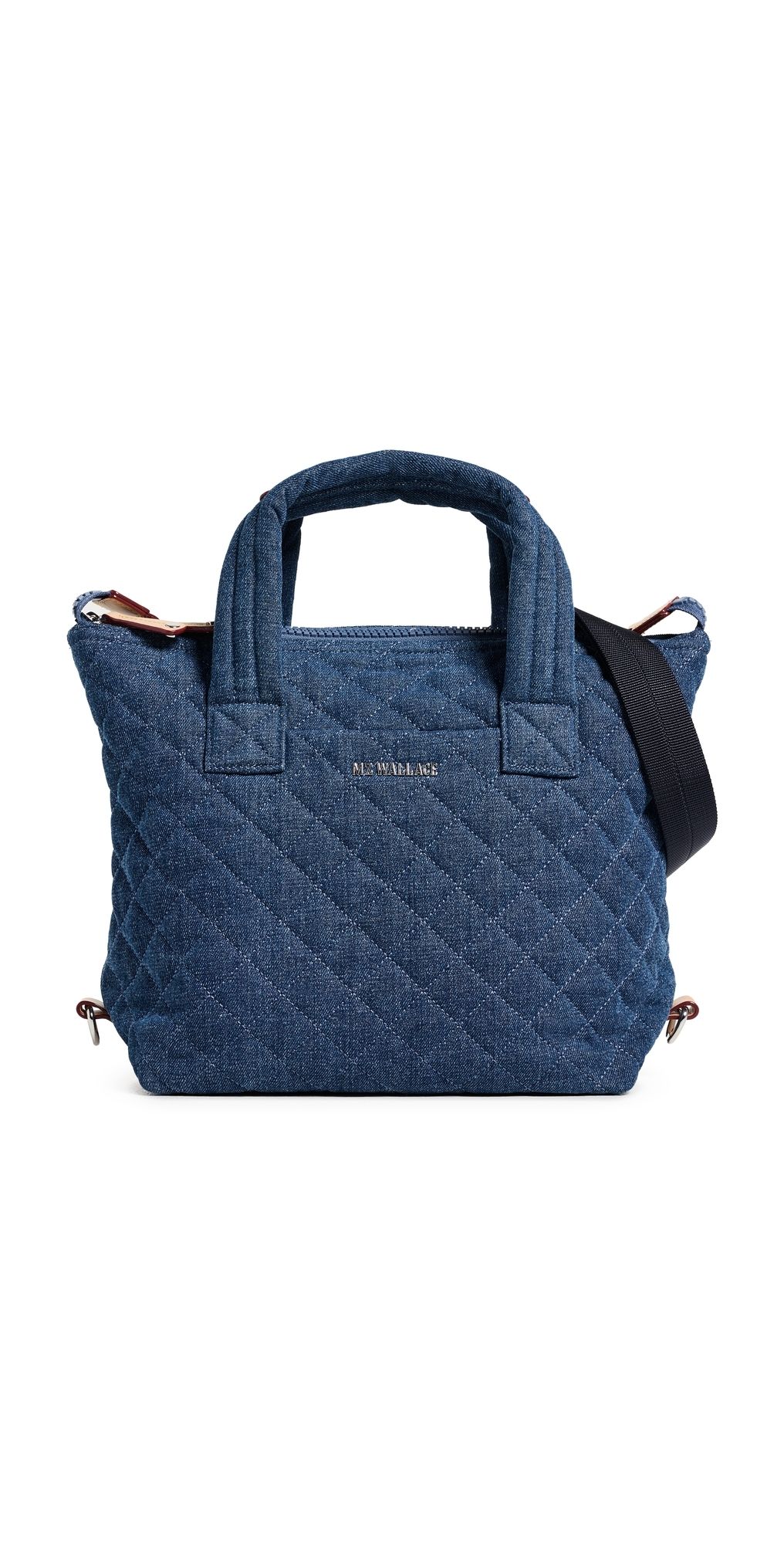 MZ Wallace Small Sutton Deluxe Tote True Blue Denim One Size