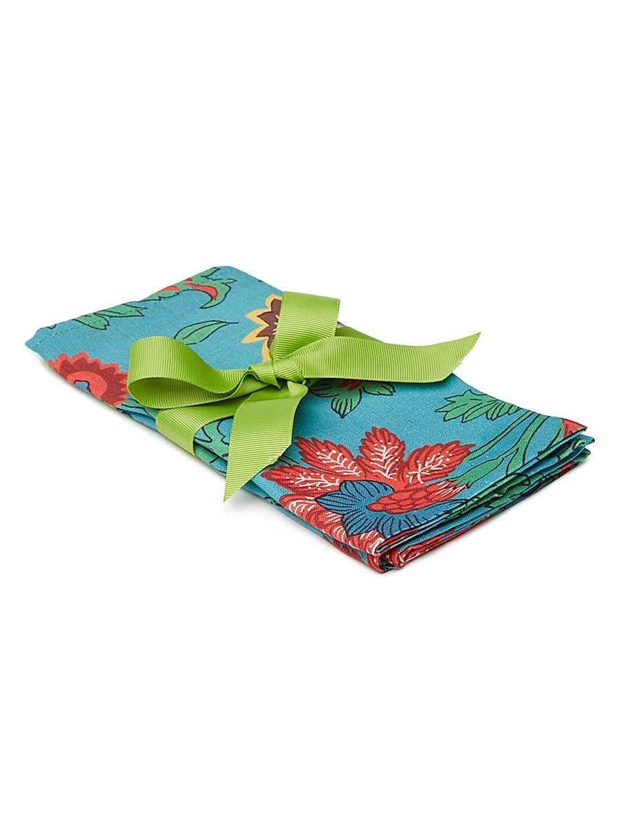 Large Napkins Set of 2 (45 x 45) - Turquoise