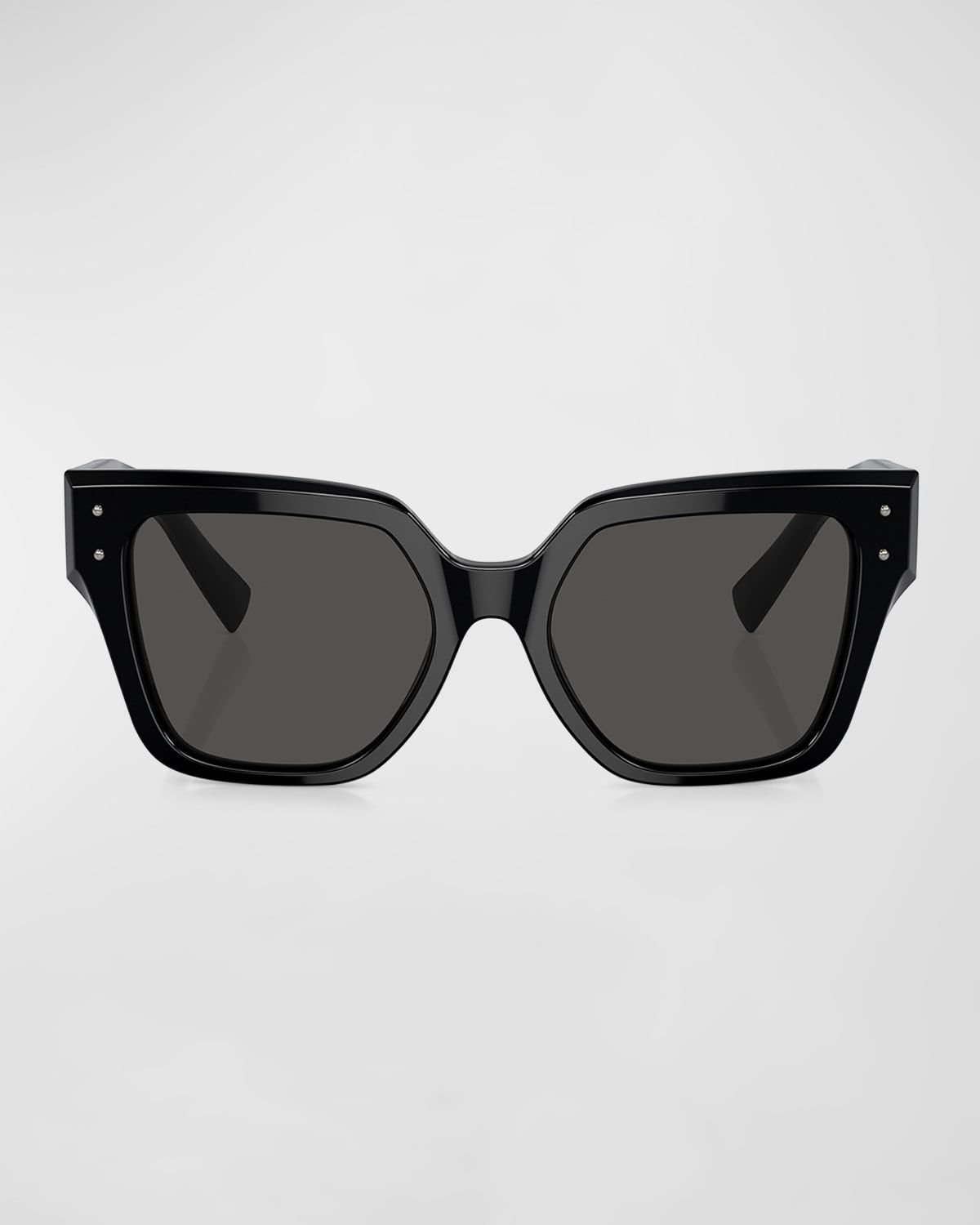 Monochrome Acetate & Plastic Butterfly Sunglasses