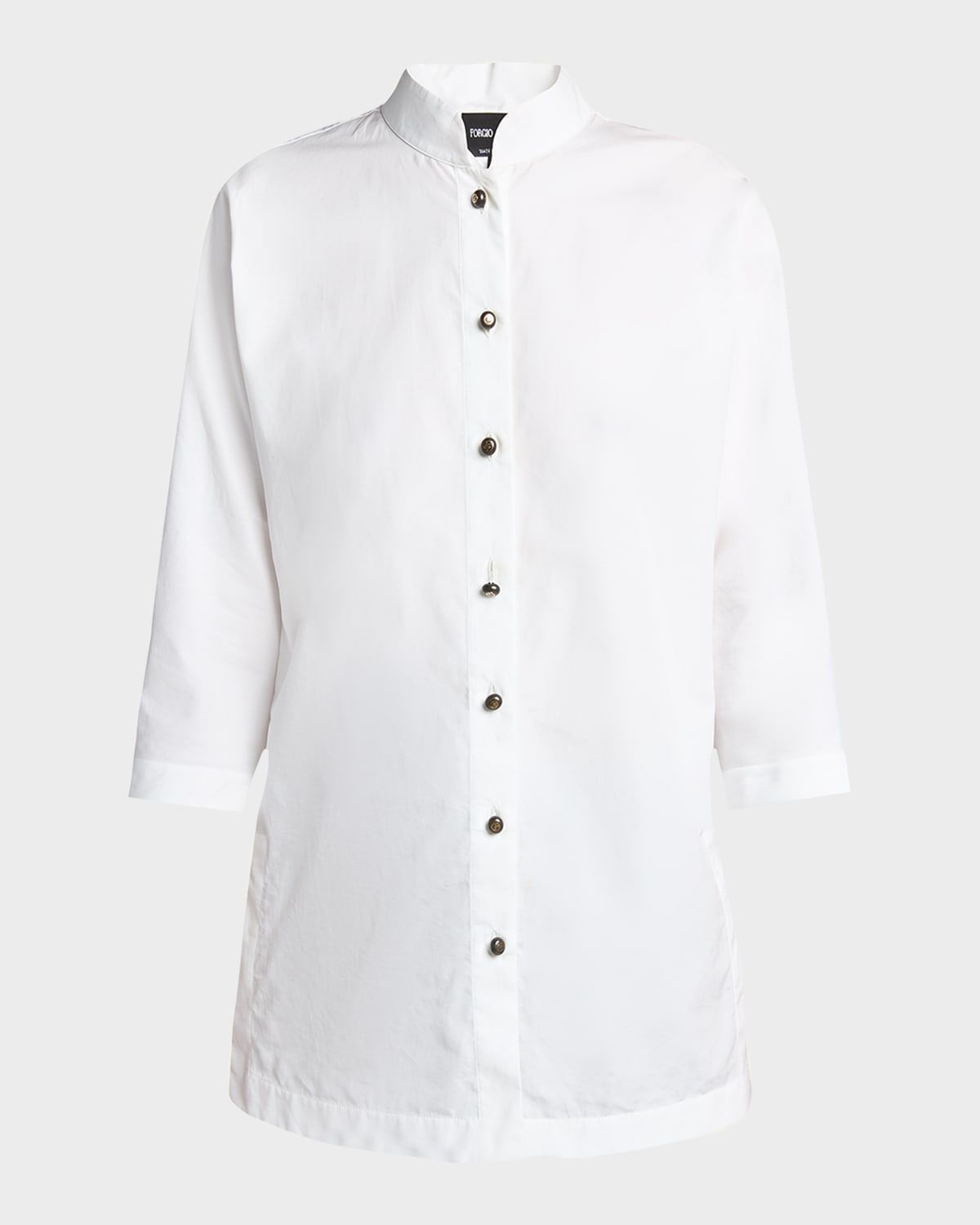Cotton Poplin Button-Down Shirt