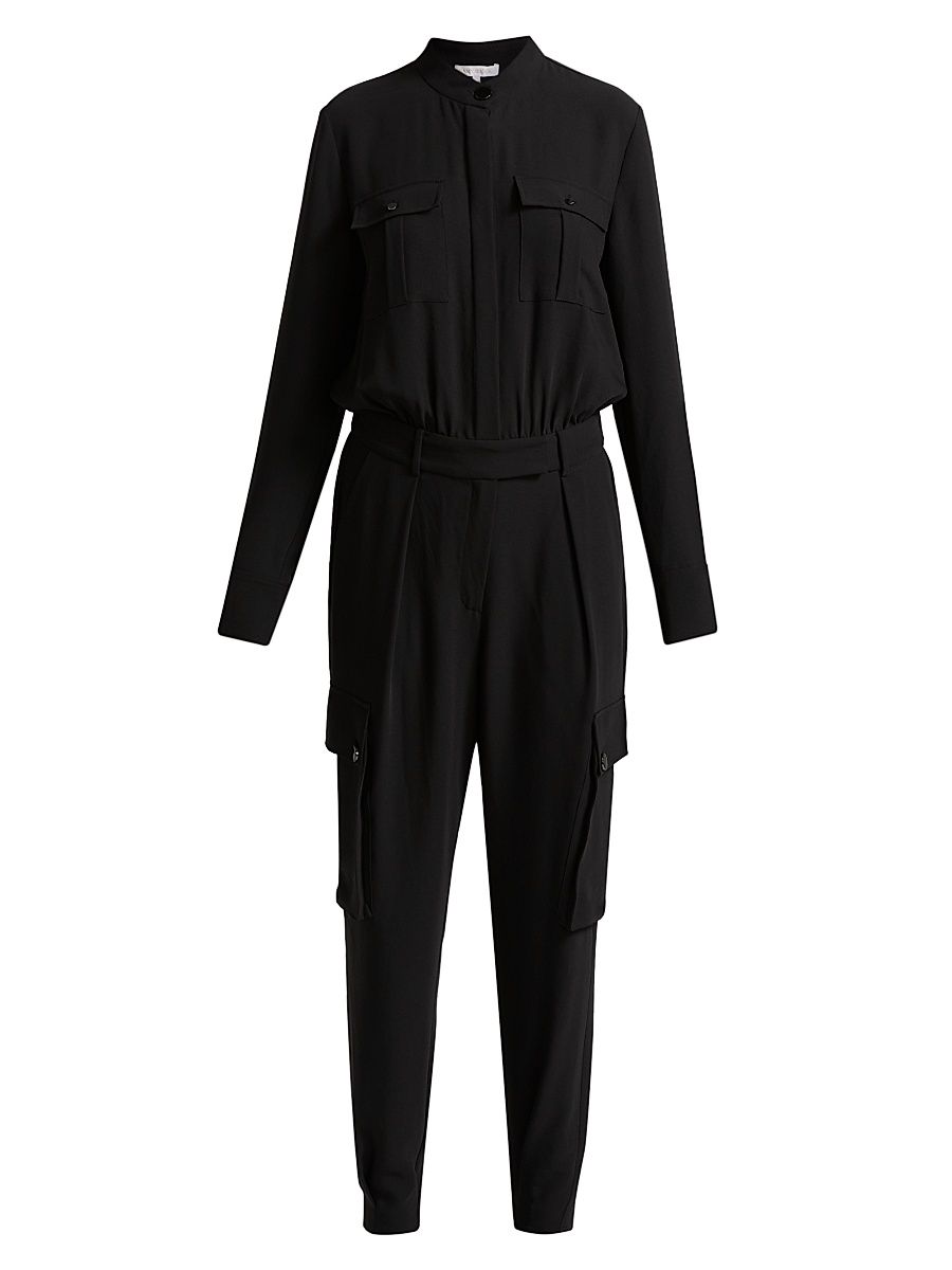 Women's Onyx Utility Jumpsuit - Black - Size XL
