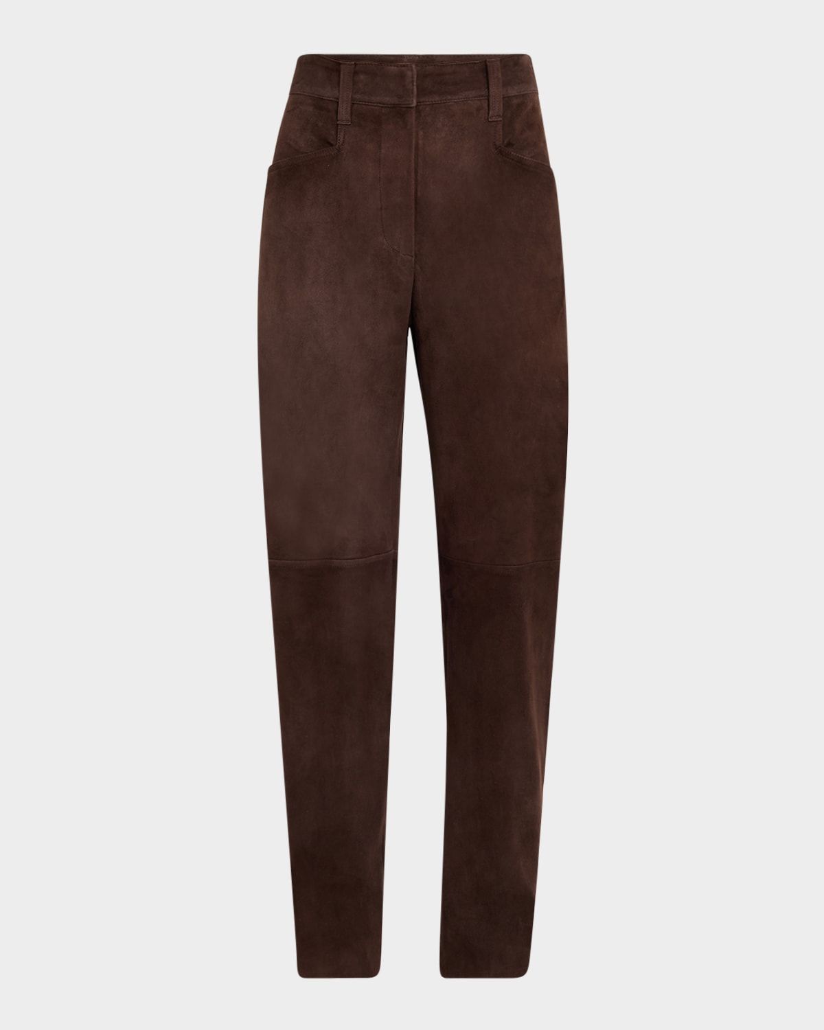 Suede Equestrian Pants
