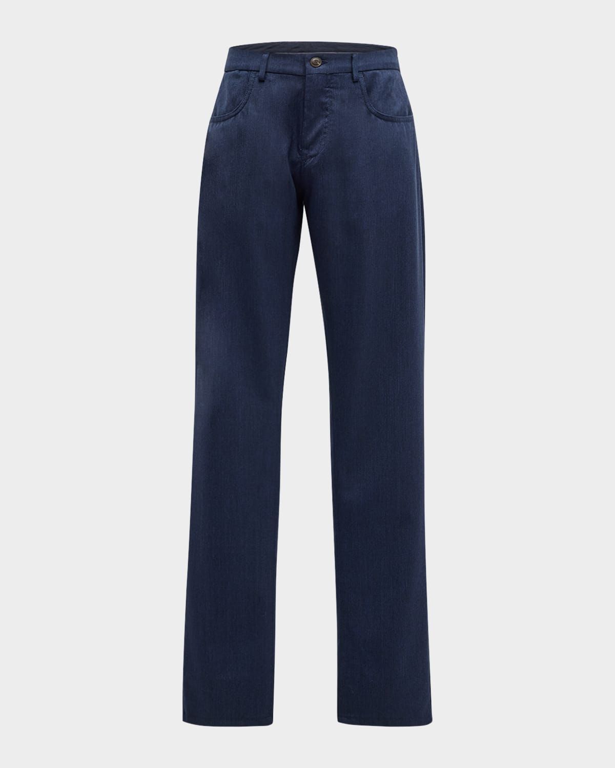 Men & apos;s Impeccabile Wool 5-Pocket Pants