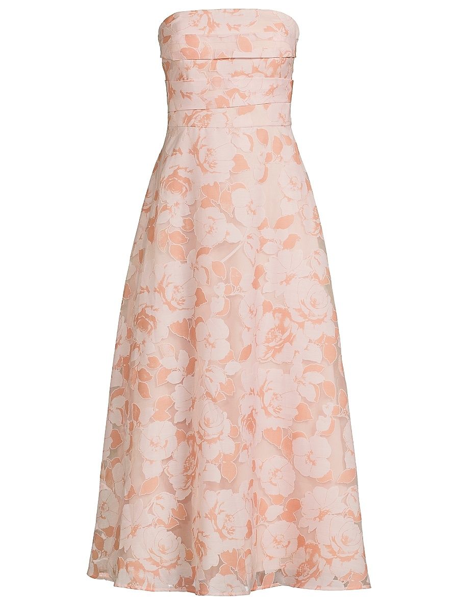 Women's Emmeline Burnout Toile Cocktail Dress - Misty Rose - Size 18