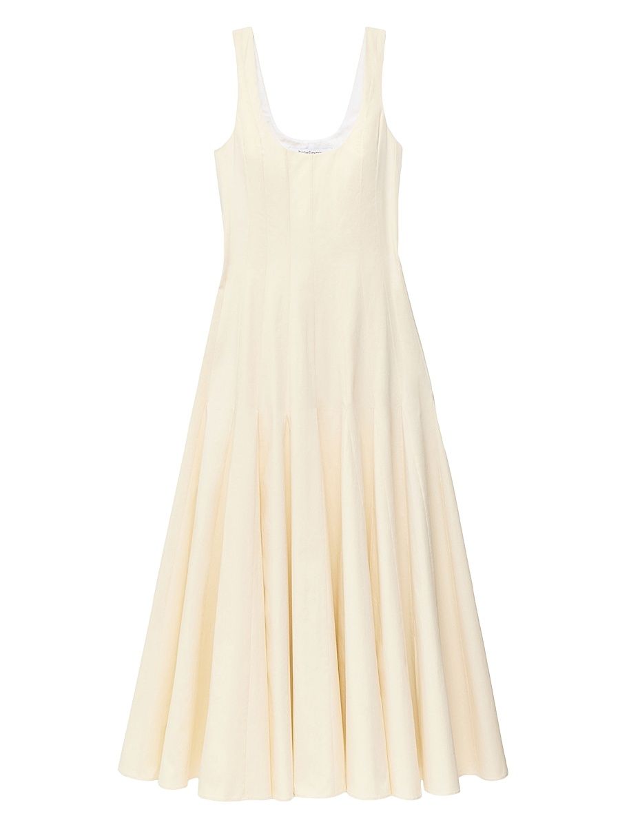 Women's Tank Flare Dress - Off White - Size 10