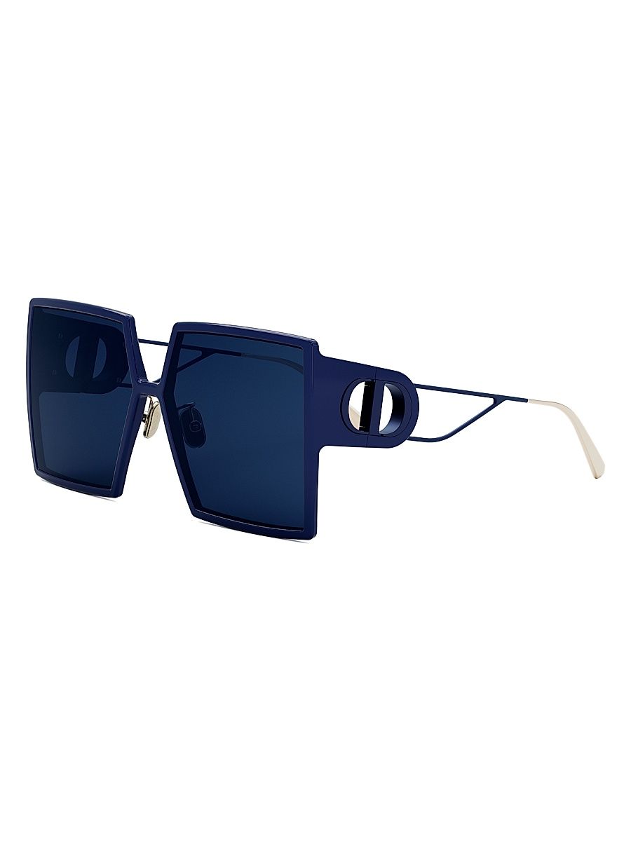 Women's 30Montaigne SU 58MM Geometric Sunglasses - Dark Blue