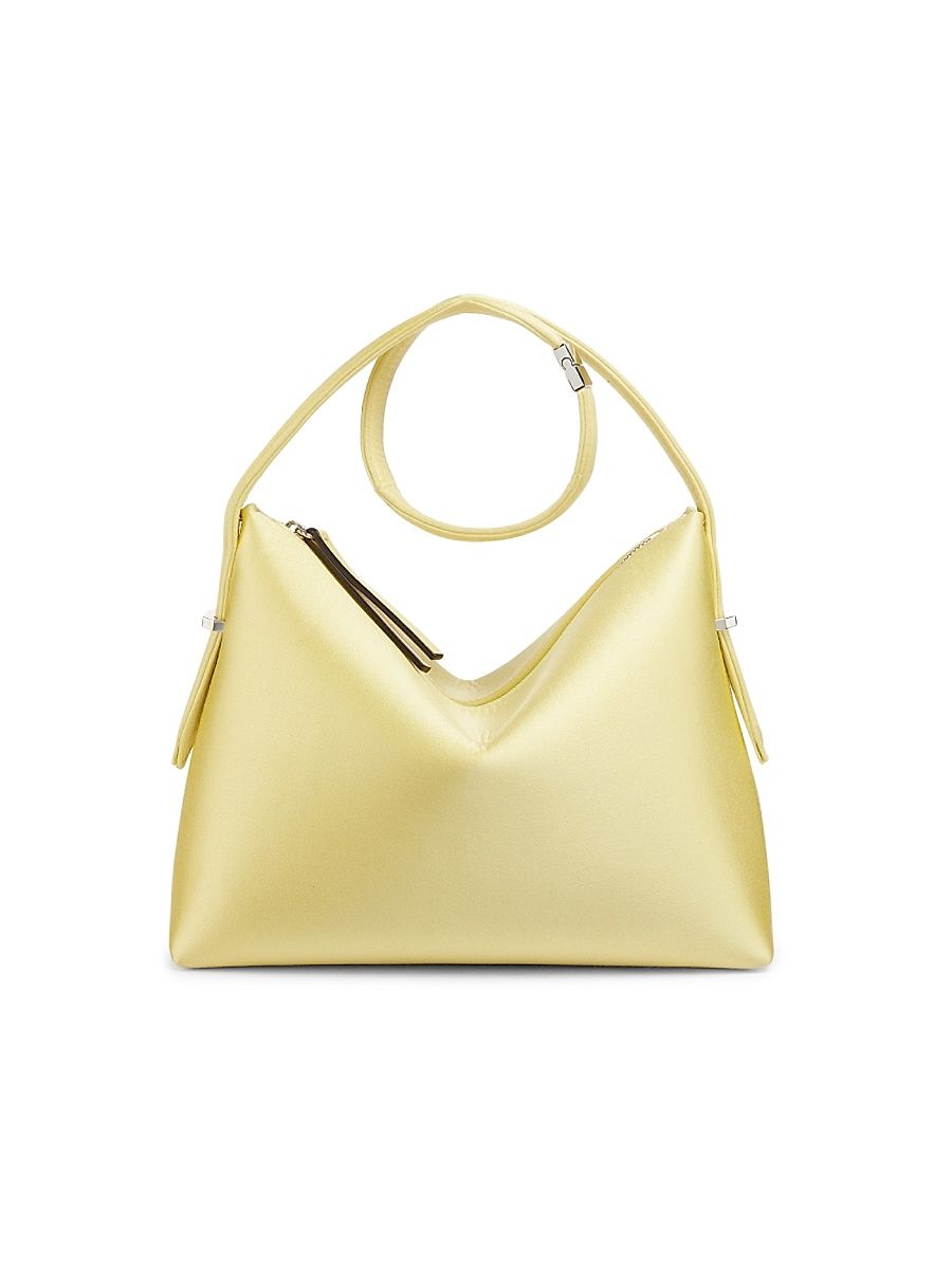 Women's Satin Wristlet - Pale Yellow