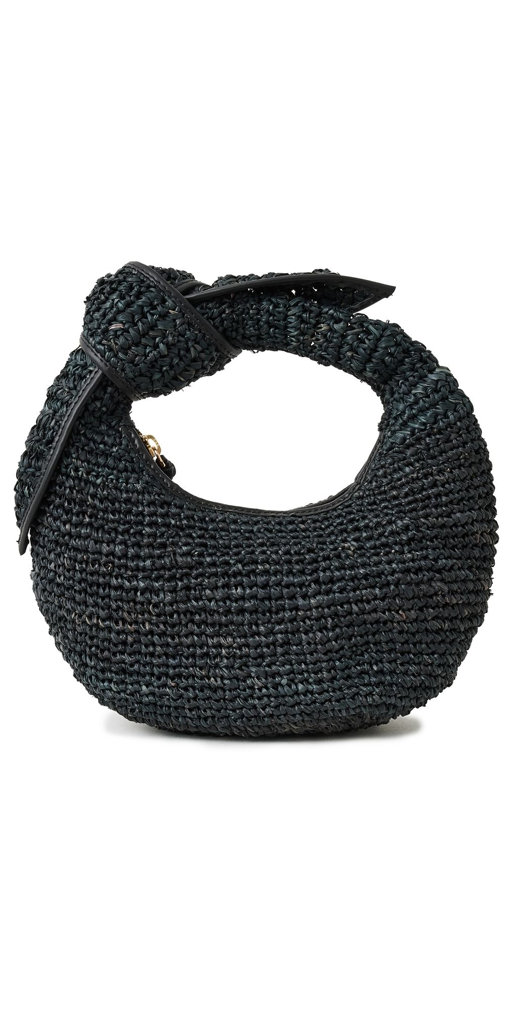 Poolside Bags The Josie Knot Bag All Black One Size