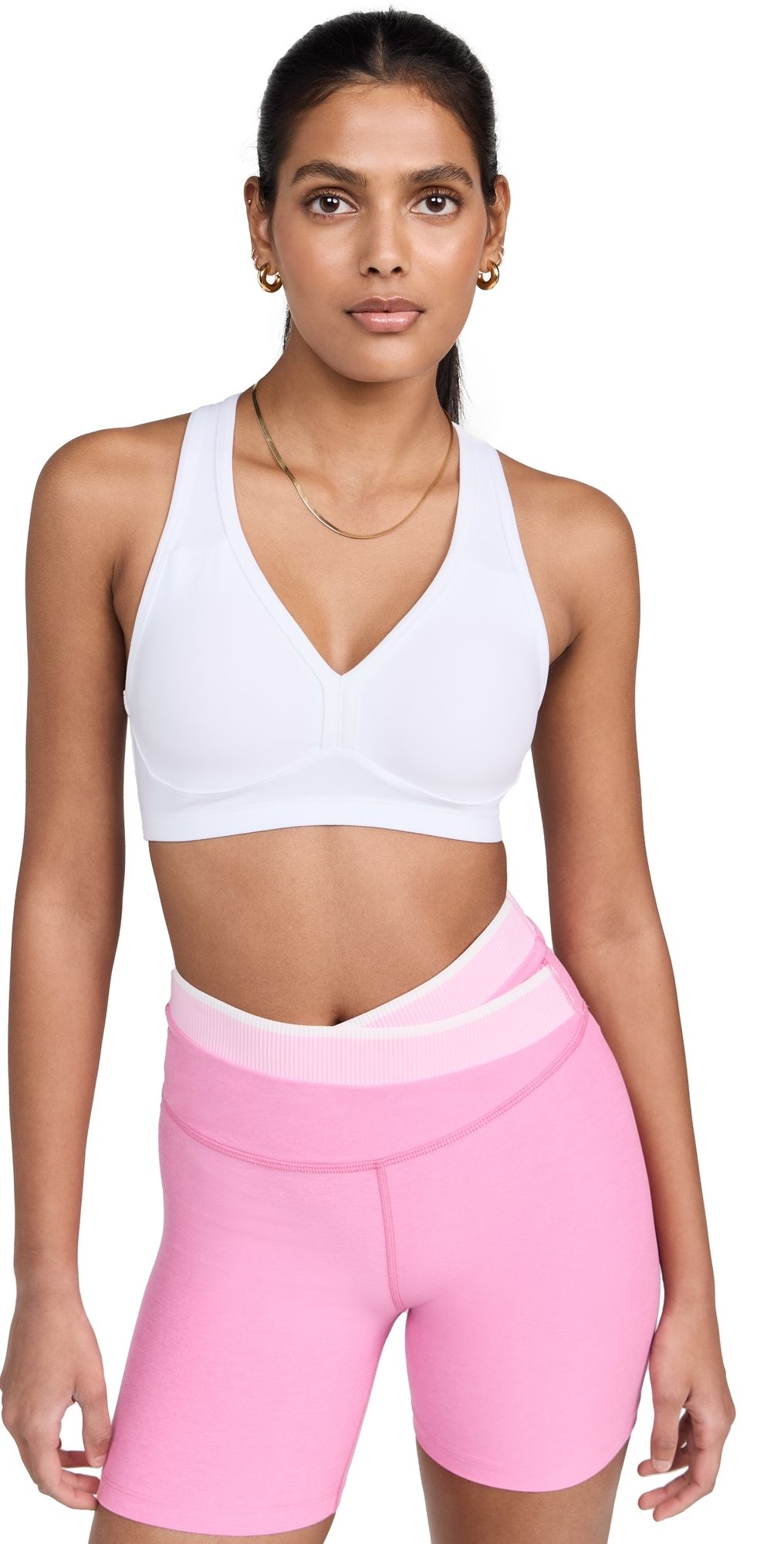 Beyond Yoga Spacedye Lift Your Spirits Bra Cloud White XXS