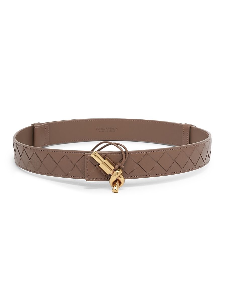 Women's Andiamo Intrecciato Belt - Pinecone - Size Large