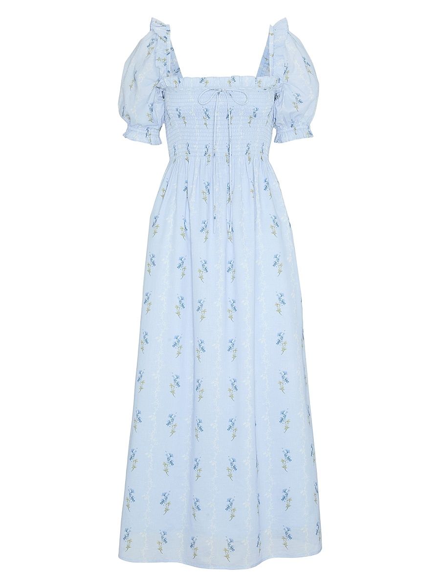 Women's The Scarlett Midi Nap Dress - Bluebell Waltz - Size XL