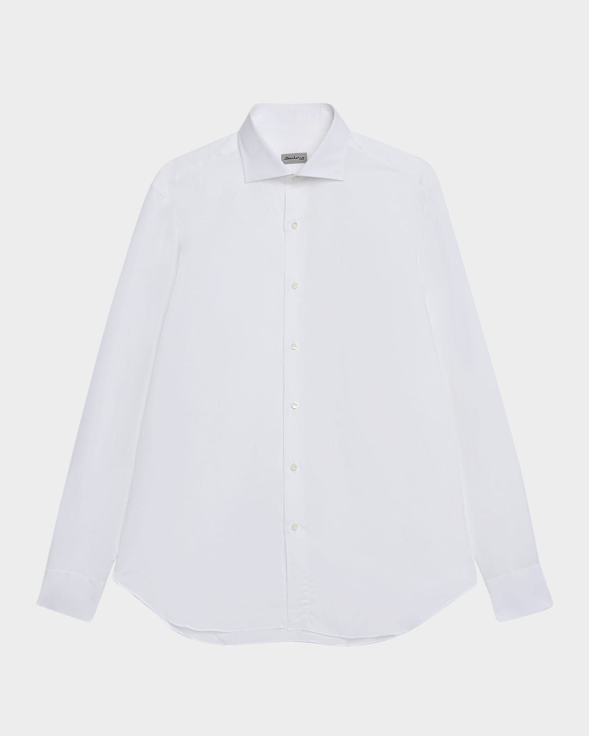 Men & apos;s Cotton and Linen Casual Button-Down Shirt