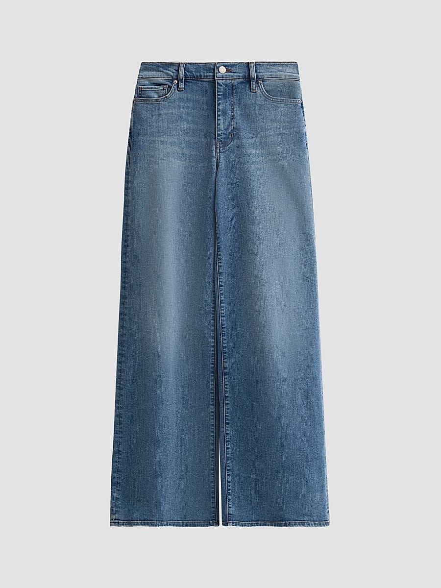Women's Le Slim Palazzo Long Jeans - Gossamer - Size 23