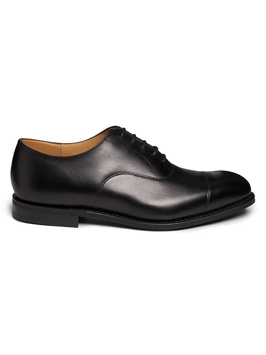 Men's Consul R 2.0 5 Leather Cap-Toe Oxfords - Black - Size 12