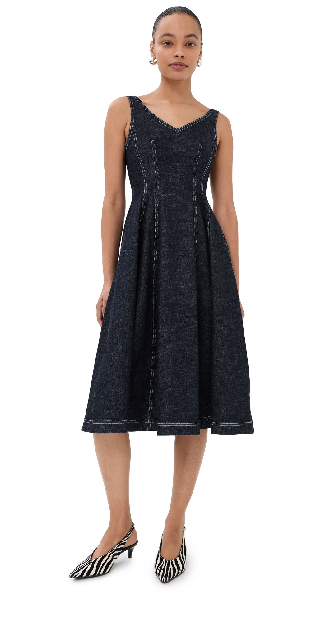Marni Midi Dress Blue/Black 42