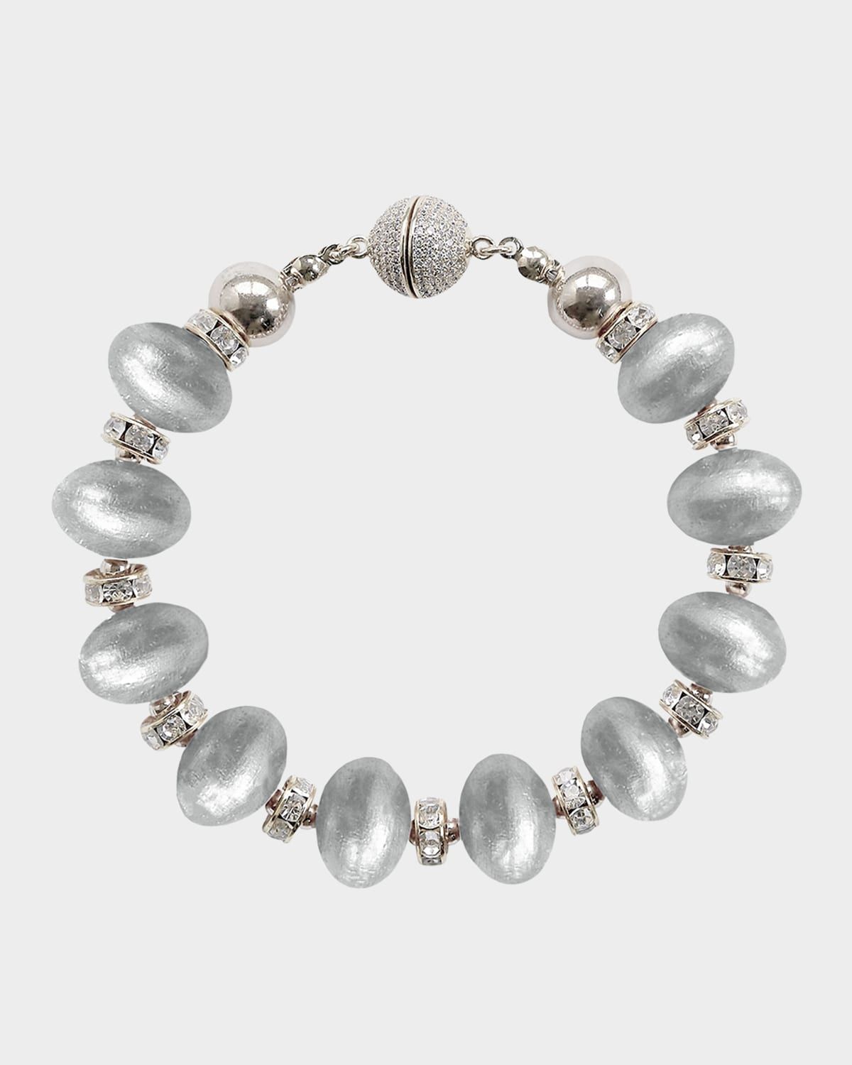 Mika Cloudy Sky Bracelet, 8.5"L