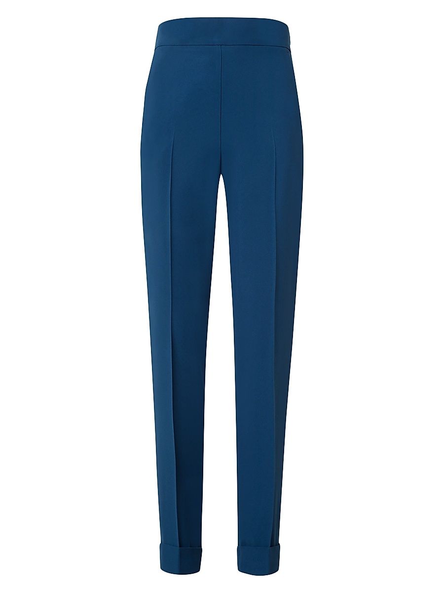 Women's Chris Crepe Pants - Denim Blue - Size 10