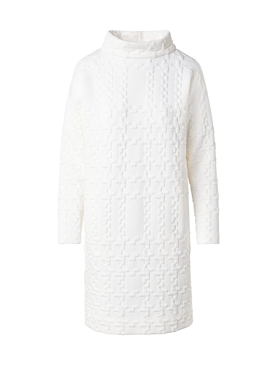 Women's Glencheck Jersey Minidress - Cream - Size 10