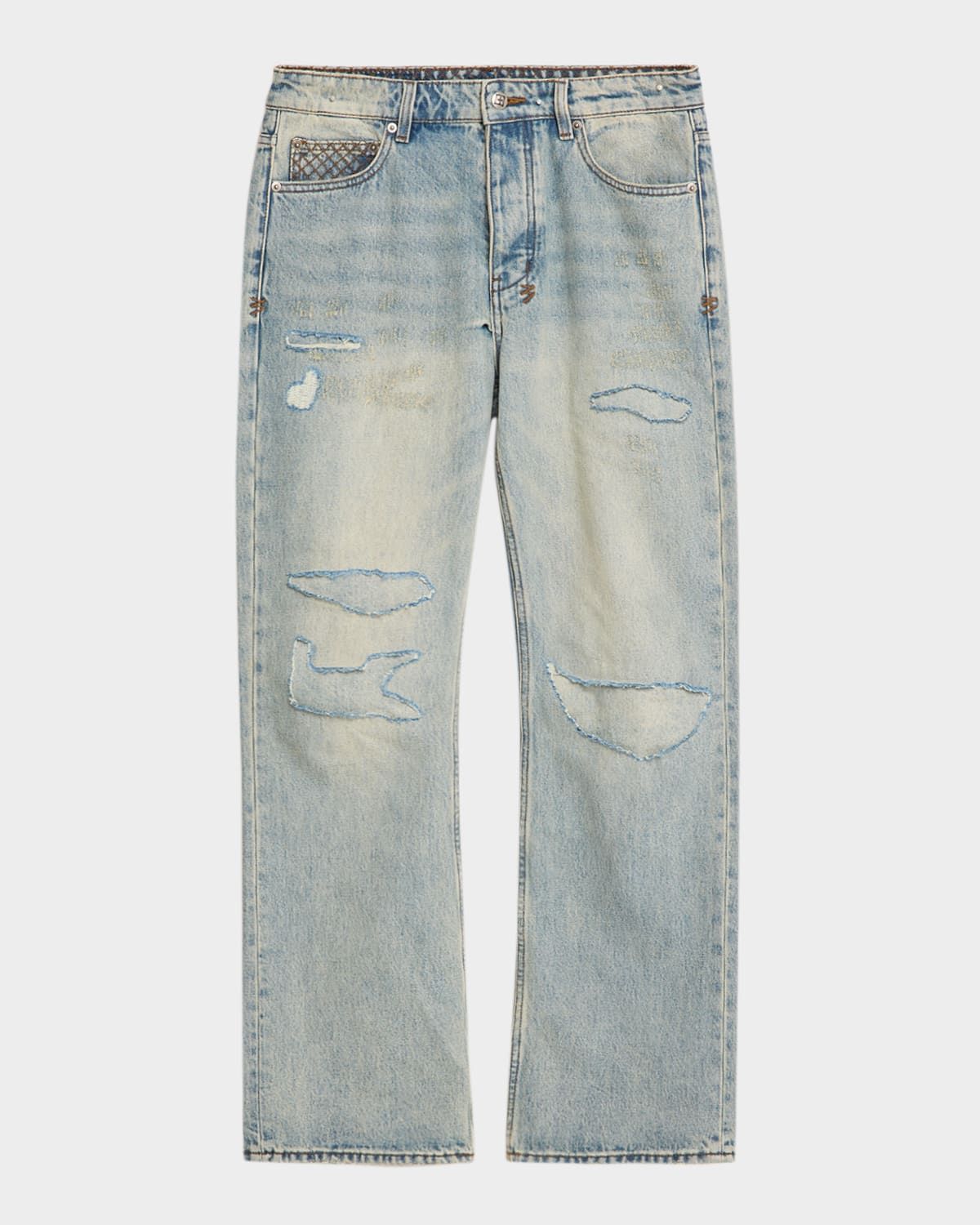 Men & apos;s Toro Seattle Distressed Bootcut Jeans
