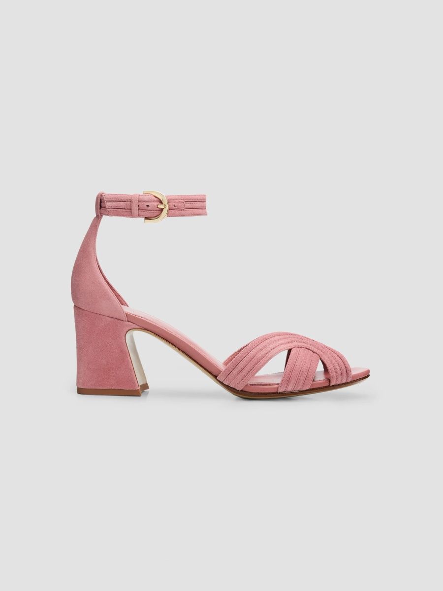 Alexandre Birman Women's Naika 60MM Suede Sandals - Clay - Size 12