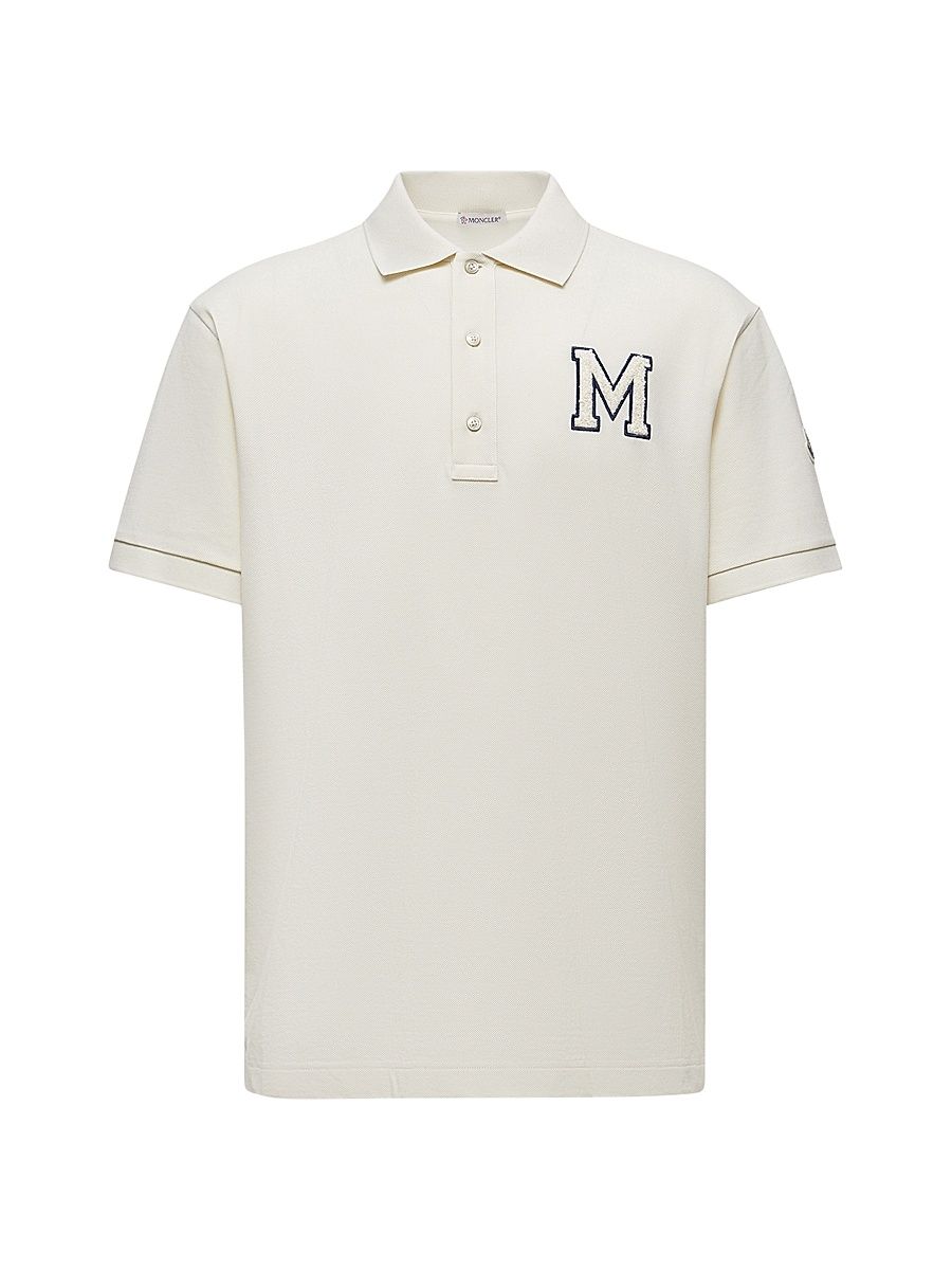 Men's Polo Shirt in Cotton - White Ivory - Size XXXL