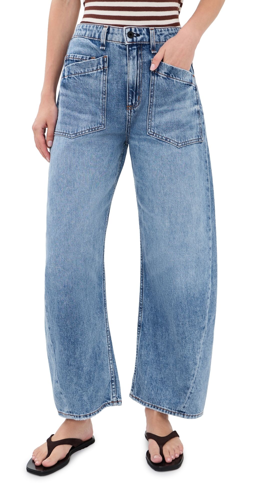 ASKK NY Twisted Barrel Jeans Oasis 24